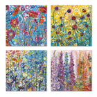 Four exuberant flowery designs by Sally Rich