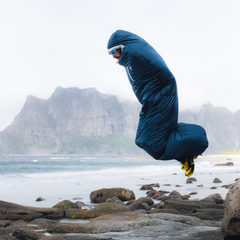 Wool sleeping bag for outdoor camping thumbnail