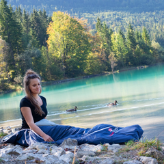 Wool sleeping bag for wild camping thumbnail
