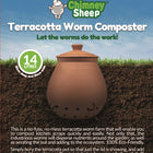Terracotta Worm Composter 14 Litre