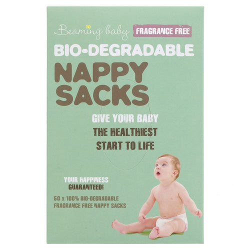 Beaming Baby Nappy Sacks Pack of 60 Fragrance Free