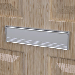 letterbox draught excluder attached to a door thumbnail