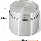 EcoLiving Stainless Steel Twist & Lock Food Canister