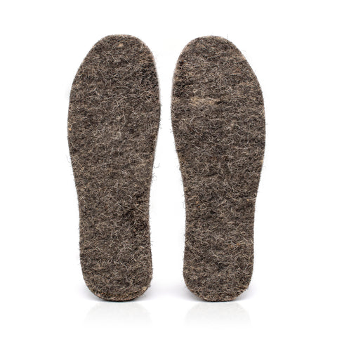 snug feet insoles made of felted Herdwick wool